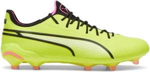 Мужские футбольные бутсы PUMA King Ultimate с шипами для твердого и искусственного покрытия - черные