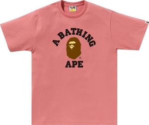 Футболка BAPE College 'Pink', розовый