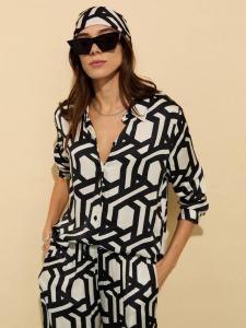 Шелковая рубашка с длинными рукавами Ashlyn на пуговицах Baukjen