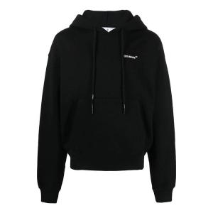 Толстовка caravaggio crowning over-print hoodie Off-White, черный