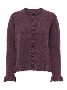 Вязаный кардиган ONLY, темно-фиолетовый