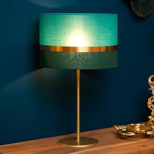 Настольная лампа Lucide Tusse Typ B, лен - зеленый