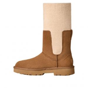 (WMNS) Вязаные зимние сапоги UGG Marais Chelsea, цвет 'Каштан'