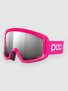 Очки для сноуборда POC Pocito Opsin Fluorescent Pink Goggle, partly sunny silver