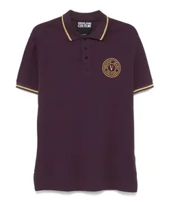 Рубашка поло Versace Jeans Couture, фиолетовый