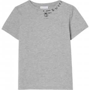 Детская футболка GUCCI, светло-серый
