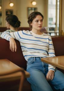 Джемпер Kaffe KALINKO, Blue Nature Chalk Stripe/Blue