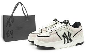 MLB Кроссовки для скейтбординга Chunky Liner с высокой износостойкостью, розовые, белые, унисекс