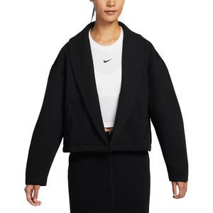 Nike Женский оверсайз блейзер из флиса, Black