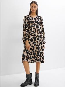 WITT WEIDEN Платье с принтом цвета шампанского и черного