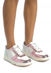 Кроссовки SNEAKERS CON PUNTERA REDONDEADA Y CIERRE Alma en Pena, светло-розовый