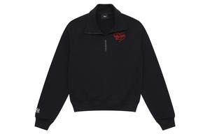 Толстовка New York Yankees Heart 24FW женская MLB, черный