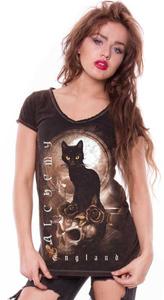 Футболка Alchemy England Cat Ghost Woman's T-Shirt, коричневый
