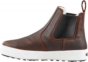 Зимние мужские ботинки Baffin STRATHCONA, Теплые водонепроницаемые утепленные кожаные ботинки без шнурков с шерстяной подкладкой и противоскользящей подошвой, коричневый