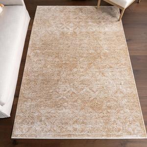 nuLOOM Sevilla Medallion ковер 153 x 244 см для гостиной спальни столовой кухни, светло-коричневый/ivory