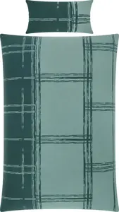 Постельное белье оливково-нефритовое 1x 135x200 см + 1x 40x80 см REDBEST