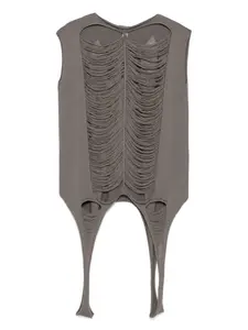 Топ без рукавов Rick Owens, серый