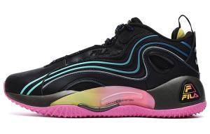 Баскетбольные кроссовки Baller Vintage женские низкие черные/фиолетовые Fila Fusion