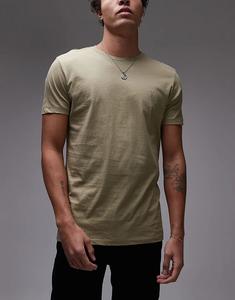 Футболки AllSaints Tonic Crew, комплект из 3 штук, белого, коричневого и зеленого цветов