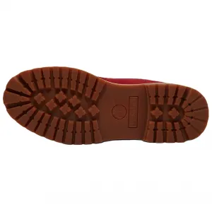 Timberland 6-дюймовые премиальные водонепроницаемые ботинки Dark Red Nubuck