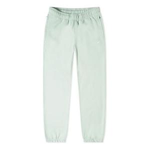 Брюки men's embroidered logo solid color bundle feet sports pants/trousers/joggers green Nike, зеленый