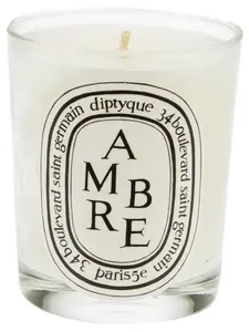 Ароматизированная свеча 'Ambre' Diptyque, белый