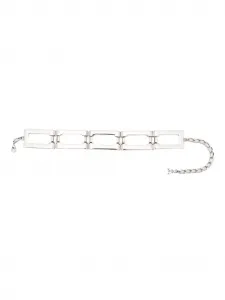 Прямоугольная цепочка на шею Patrizia Pepe, серебристый