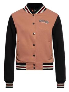 Queen Kerosin Толстовка с капюшоном на молнии 'Built it up!' в цвете капучино