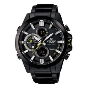 Часы Men's CASIO EDIFICE Series Stylish Waterproof Quartz Movement Resin Strap Watch Black Mens, черный
