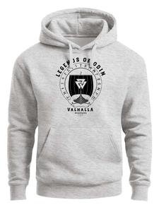 Neverless Толстовка 'Legends of Odin' в сером цвете