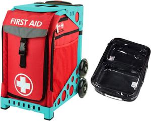 Спортивная сумка Zuca - аптечка первой помощи с подарочными пакетами: один большой и два маленьких (бирюзовая оправа)