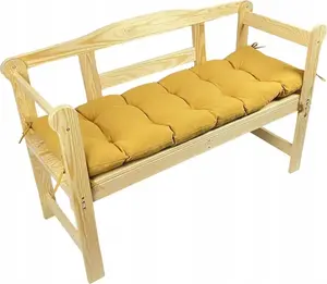 Подушка для садовой скамейки, горчичного цвета, 180x40x8 см, садовая подушка, подушка для сидения в саду, подушка для улицы, садовая подушка Pracownia Artystyczna Klasyk