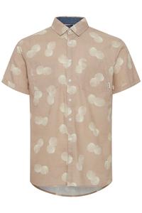 Рубашка Slim Fit на пуговицах BLEND, кремовый/темно-бежевый