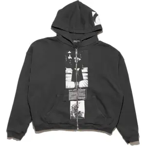 Enfants Riches Déprimés Толстовка с молнией ENFANTS RICHES DEPRIMES, черная