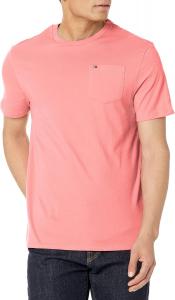 Мужская футболка Tommy Hilfiger с круглым вырезом, классический крой, короткий рукав, однотонная рубашка, Blossom