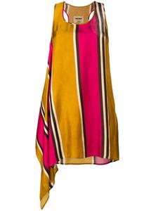 Uma Wang топ без рукавов в полоску, розовый