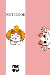 Notebook 6 x 9, 120 pages, dotted lines, date and daily check. The cover is designed in Pink, cute, cat-shaped like no other (Independently published)