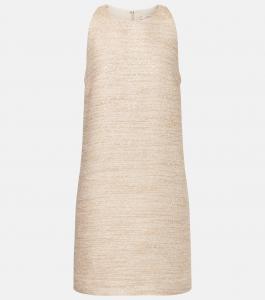 Блестящая свежесть платье-свитшот из ламе твид Dorothee Schumacher, Shimmering Sand