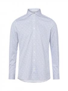 Рубашка белого и синего цвета OLYMP