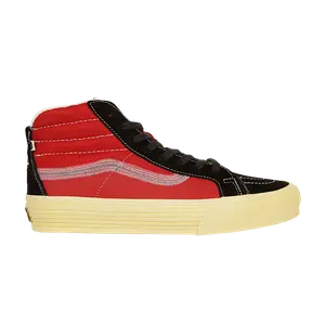 Кроссовки Sk8-Hi Notchback Split VR3 LX Vans, красный