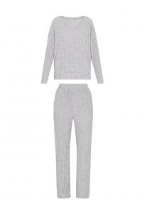 Пижама swirly, светло-серый