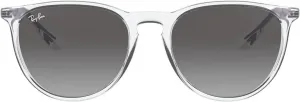 Женские солнцезащитные очки Ray-Ban Rb4171 Erika Round, Transparent/Light Grey Gradient Dark Grey