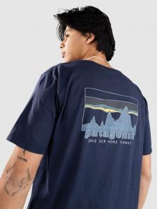 Футболка Patagonia 73 Skyline Organic T-Shirt, new navy