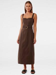 Платье Taylor Stitch Column Forever New, Chocolate