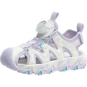 Детские сандалии Vivobook с нескользящей подошвой и дышащими свойствами для детей от 3 до 7 лет BOBDOG, розовый/фиолетовый