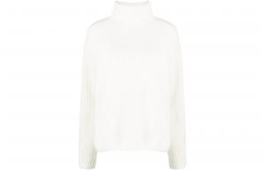 Рибленый водолазка джемпер PINKO, слоновая кость