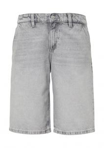 Джинсы свободного кроя QS, Grey Denim