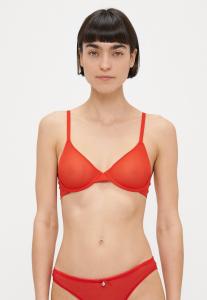 Бюстгальтер Organic Basics UNLINED DEMI BRA, Spicy/Red