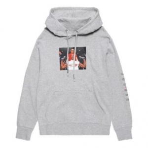 Толстовка Air Jordan x Undefeated Weights Hoodie 'Heather Grey', серый