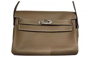 HERMES Кожаная сумка через плечо унисекс малого размера